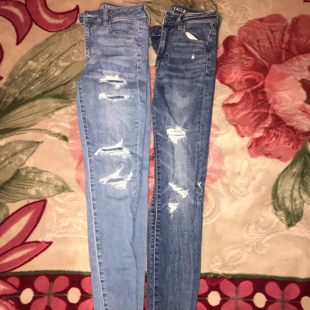 2 American Eagle Jeggings